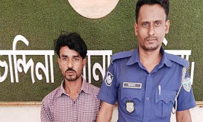 চান্দিনায় মুখোশ পড়ে প্রবাসীর বাড়িতে ডাকাতির ঘটনায় আটক ১