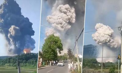 চীনের আতশবাজি কারখানায় ভয়াবহ বিস্ফোরণে নিহত ২১
