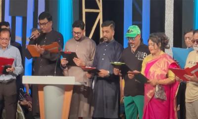 শপথ নিলো চলচ্চিত্র শিল্পী সমিতির নতুন কমিটি