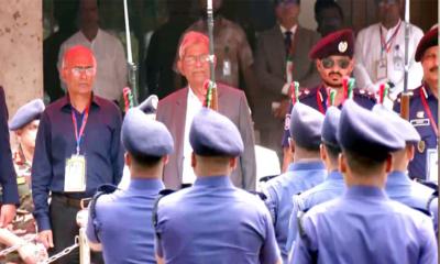 দায়িত্ব গ্রহণের পর প্রথমবার নিজ জেলায় রাষ্ট্রপতি