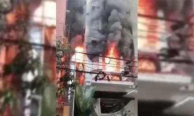 উত্তরায় সাততলা ভবনে আগুন, দুই নারীসহ ৩ জনের মৃত্যু