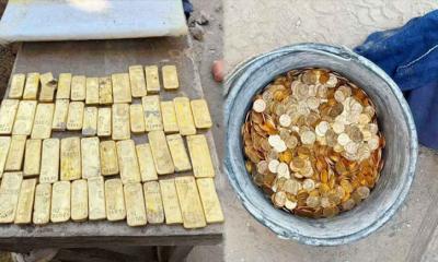 মাটি খুঁড়তেই বেরিয়ে এল গুপ্তধন