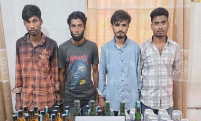 নাঙ্গলকোটে মাদকবিরোধী অভিযানে বিপুল মাদকসহ ৭ জন গ্রেফতার