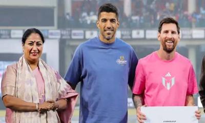 মেসির অনুষ্ঠানেও দিল্লির দূষণ নিয়ে প্রতিবাদ