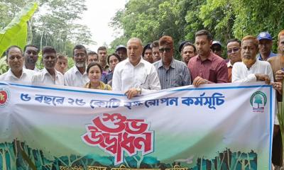 মুকসুদপুরে বৃক্ষরোপণের শুভ সূচনা