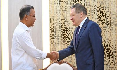 প্রধানমন্ত্রীর সঙ্গে রোসাটম মহাপরিচালকের সৌজন্য সাক্ষাৎ