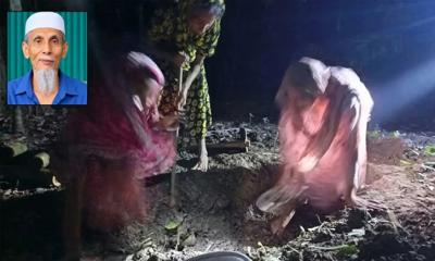 নিশ্ছিদ্র নিরাপত্তায় সাঈদীর মামলার বাদী মানিক পশারীকে দাফন