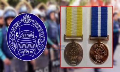তালিকায় বিতর্কিত নাম, পুলিশ পদক প্রদান স্থগিত