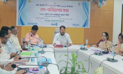 হাম-রুবেলা টিকাদান ক্যাম্পেইন উপলক্ষে কো-অর্ডিনেশন সভা