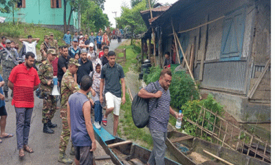 দীঘিনালায় পানিবন্দি হাজারো পরিবার