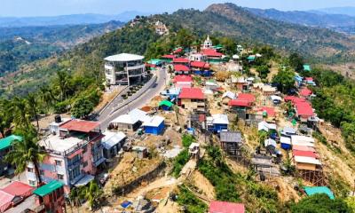 অবরোধে থমকে আছে পর্যটনকেন্দ্র সাজেক