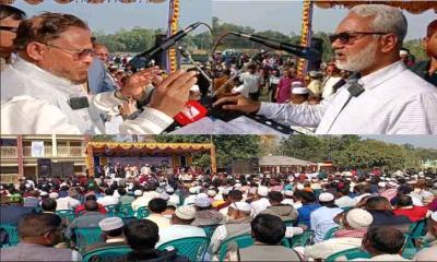 সিরাজগঞ্জ তাড়াশে ধানের শীষের প্রার্থী ভিপি আইনুল হকের বিশাল জনসভা