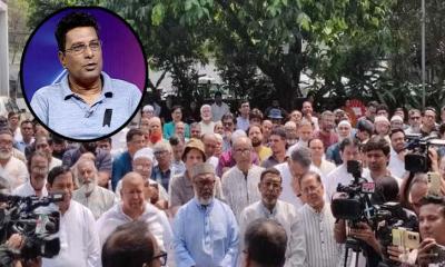 সহকর্মী ও ভক্তদের শেষ শ্রদ্ধায় সিক্ত হলেন শামস সুমন