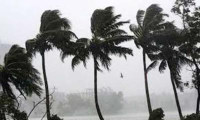 রাতে ৬০ কিলোমিটার বেগে ঝড়ের আভাস