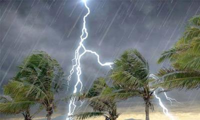 দুপুরের মধ্যে যেসব অঞ্চলে ৬০ কিমি বেগে ঝড়সহ বজ্রবৃষ্টির শঙ্কা