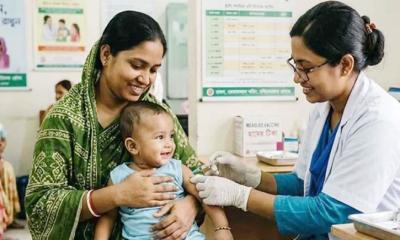 দেশজুড়ে জরুরি হাম-রুবেলা টিকাদান কর্মসূচি উদ্বোধন