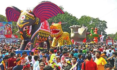 ঢাবির বর্ষবরণ আনন্দ শোভাযাত্রা সকাল ৯টায় শুরু