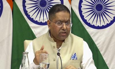 শেখ হাসিনাকে ফেরানোর অনুরোধ বিবেচনা করছে ভারত : রণধীর জয়সওয়াল