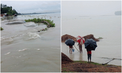 উত্তরজনপদে  তলিয়ে যাচ্ছে ফসলের মাঠ