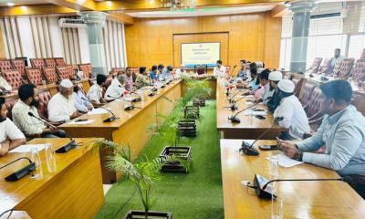প্যাকেজড ড্রিংকিং ওয়াটারের মান নিয়ন্ত্রণে ফরিদপুরে মতবিনিময় সভা অনুষ্ঠিত