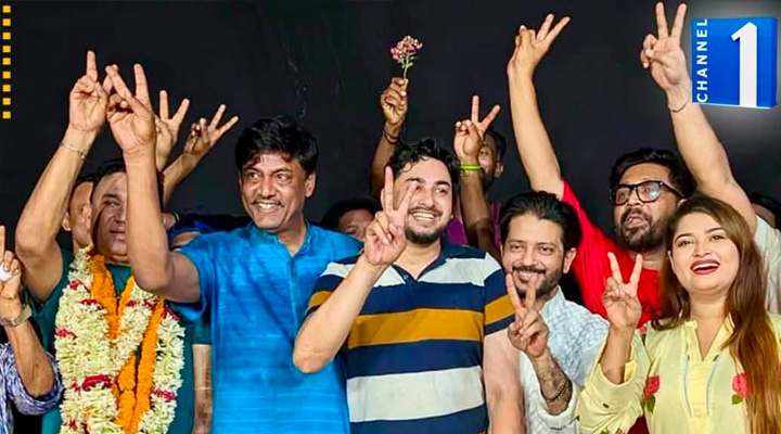চলচ্চিত্র শিল্পী সমিতির নেতৃত্বে শিবা সানু-জয় চৌধুরী