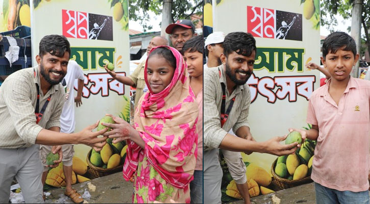সুবিধাবঞ্চিত মানুষের মাঝে মৌসুমি আনন্দের ছোঁয়া