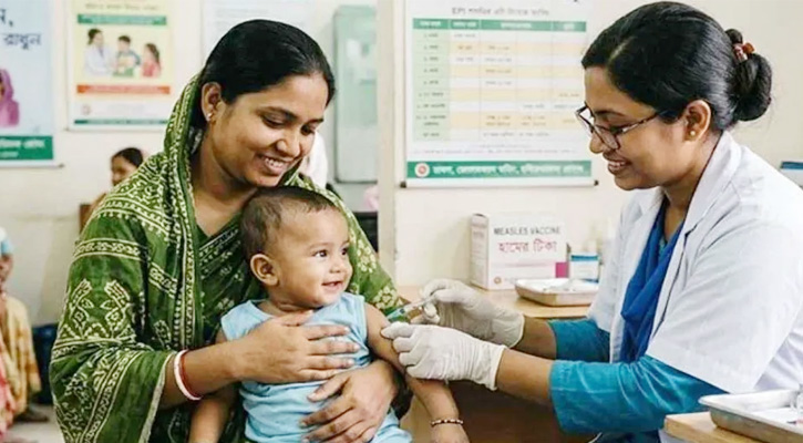 দেশজুড়ে জরুরি হাম-রুবেলা টিকাদান কর্মসূচি উদ্বোধন