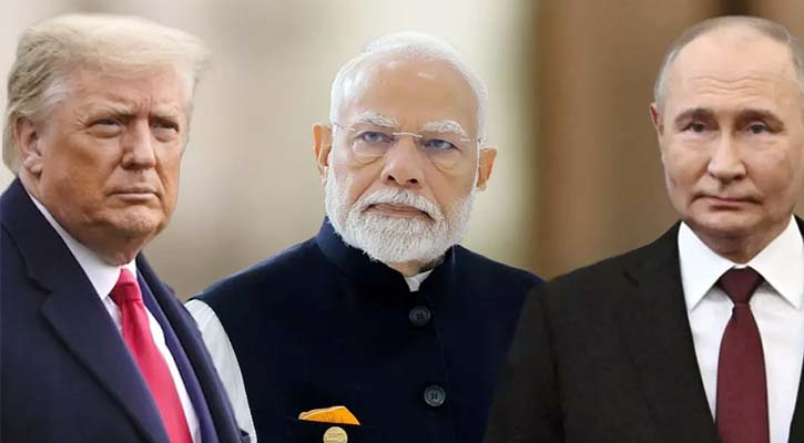 ট্রাম্পকে উসকে দিচ্ছেন মোদি-পুতিন!