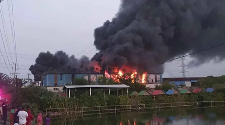 কেরানীগঞ্জে আগুন: ৫ জনের মরদেহ উদ্ধার