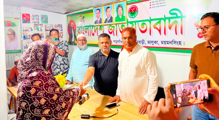 ভালুকায় ঘরহীন মায়ের জন্য ঘর নির্মাণ ও সহায়তার আশ্বাস