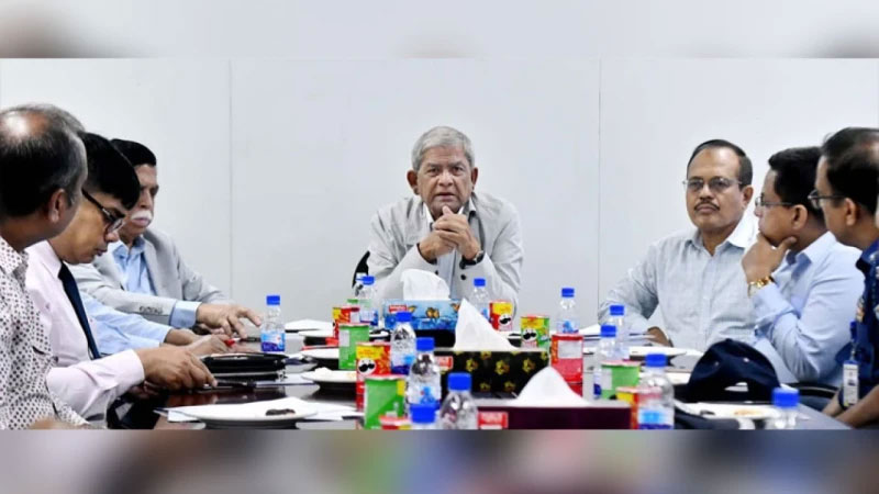 নিরাপদ  পানি সরবরাহ সম্ভব: মির্জা ফখরুল