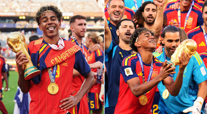 মাত্র ১৯ বছর বয়সেই ‍‍`ফুটবলকে পূর্ণতা‍‍` দিয়েছেন ইয়ামাল