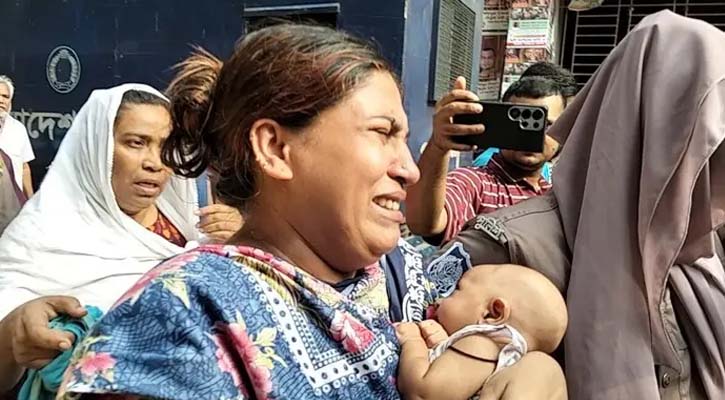 দেড় মাসের শিশুসহ কারামুক্ত হলেন যুব মহিলা লীগ নেত্রী