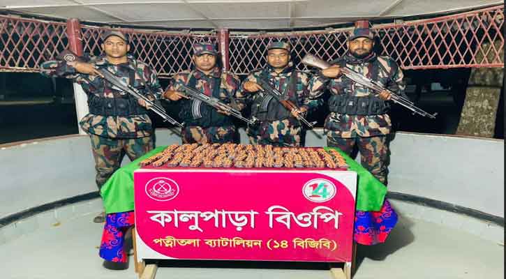 নির্বাচনী ডিউটির মাঝেও সীমান্তে বিজিবির বড় সাফল্য: ধামইরহাটে বিপুল পরিমাণ মাদক উদ্ধার