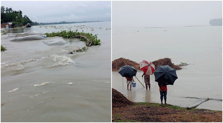 উত্তরজনপদে  তলিয়ে যাচ্ছে ফসলের মাঠ