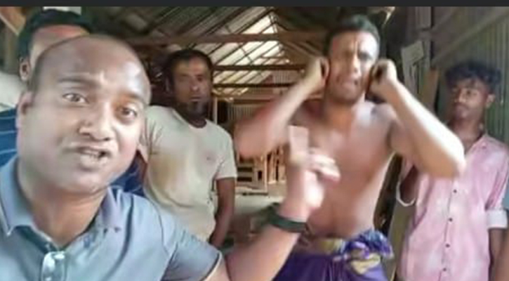 কাজিপুরে জয় বাংলা স্লোগানে শাস্তি